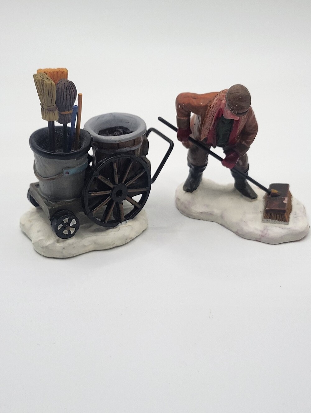 Lemax Coventry Cove "Street Sweeper" SKU 52093 Figurine Accessorie Set Christmas